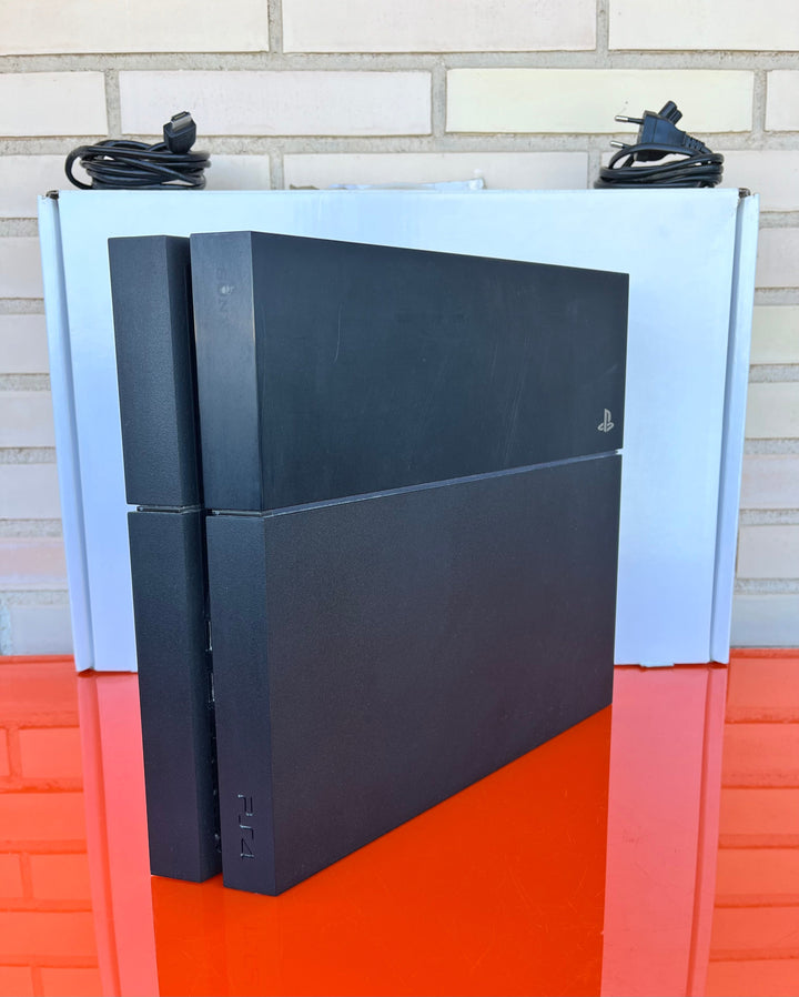 Consola PS4 (PlayStation 4) Negra + Mando Blanco - Videojuegoos