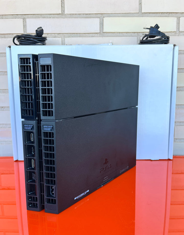 Consola PS4 (PlayStation 4) Negra + Mando Blanco - Videojuegoos