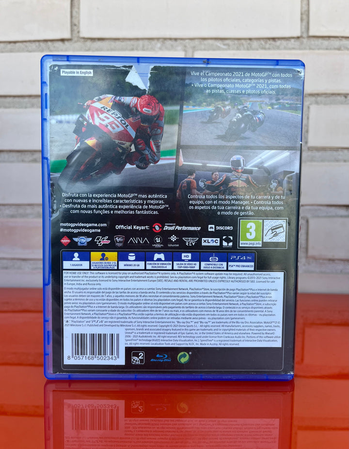 MotoGP 21 PS4 (PlayStation 4) - Videojuegoos