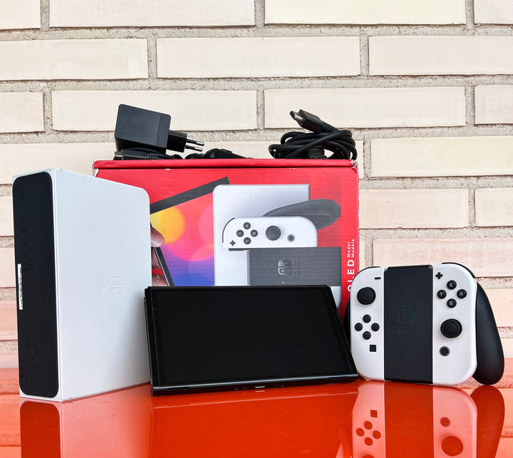 Nintendo Switch OLED Blanca - Videojuegoos