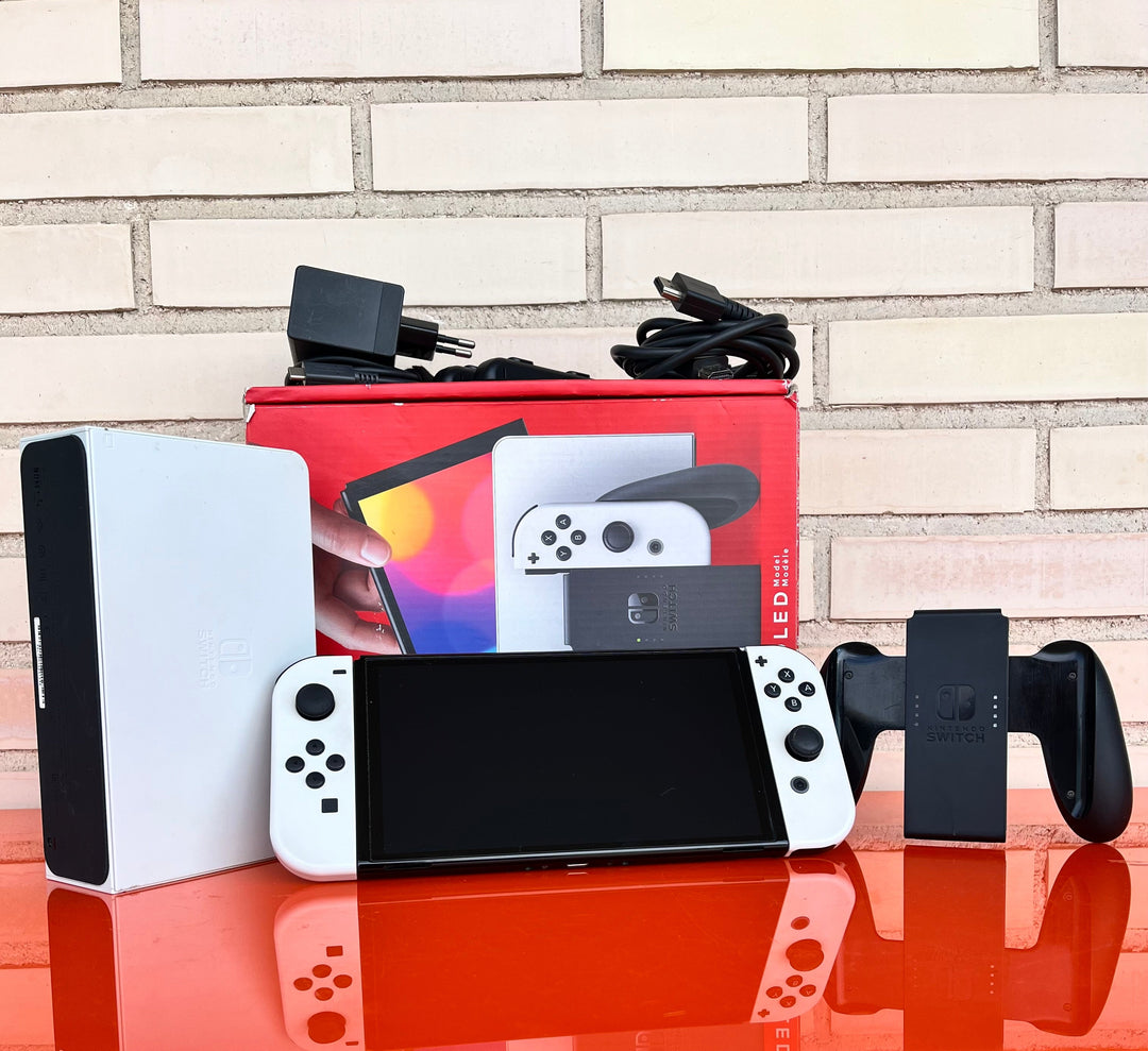 Nintendo Switch OLED Blanca - Videojuegoos