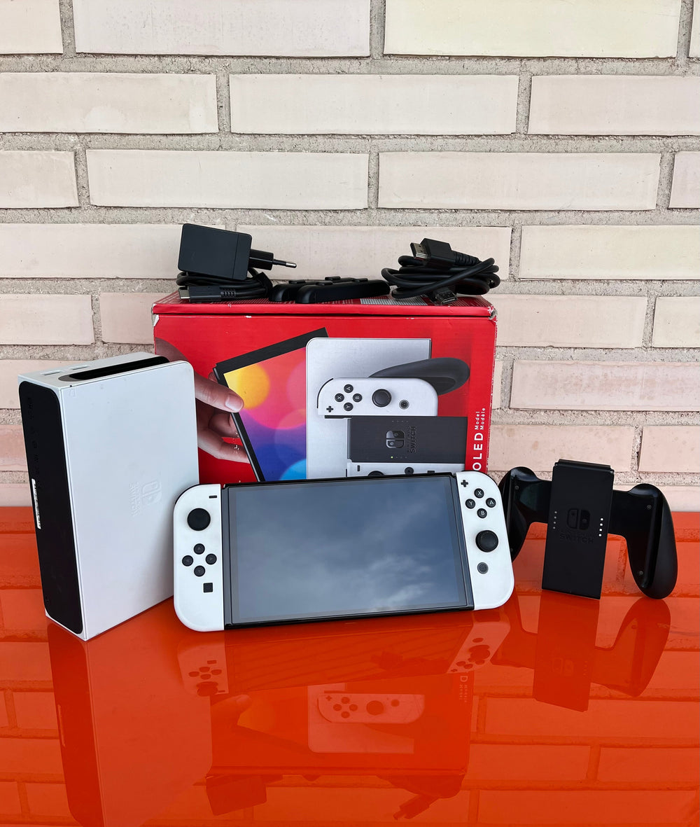 Nintendo Switch OLED Blanca - Videojuegoos