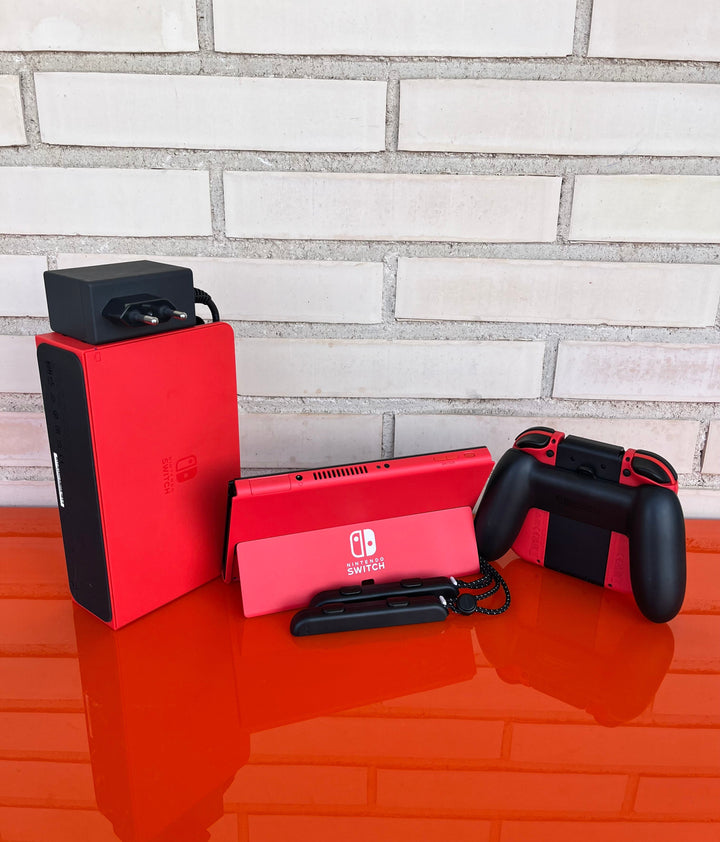 Nintendo Switch OLED Edición Mario Roja - Videojuegoos