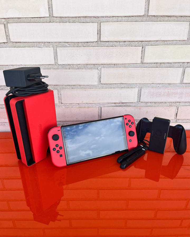Nintendo Switch OLED Edición Mario Roja - Videojuegoos