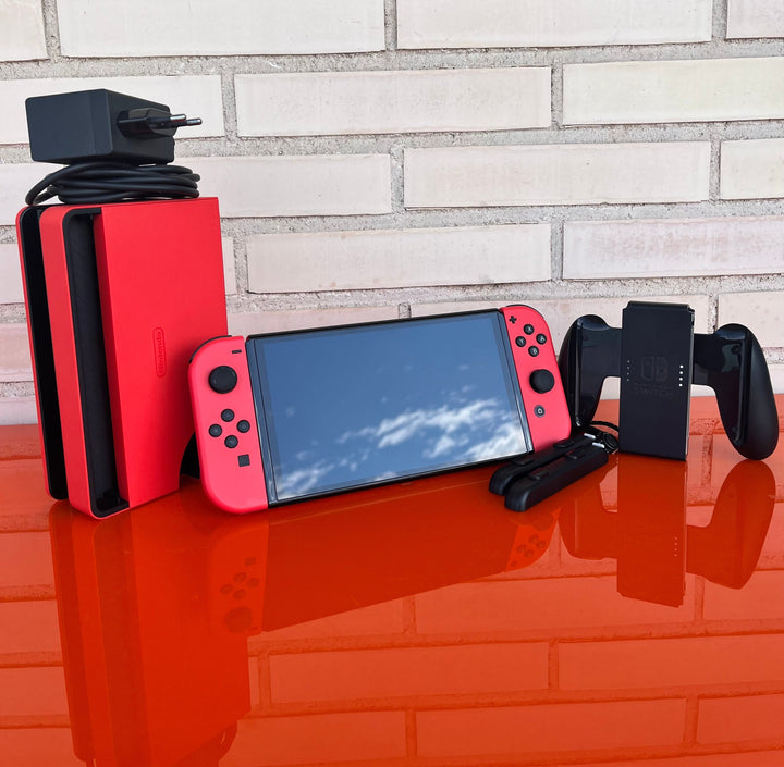 Nintendo Switch OLED Edición Mario Roja - Videojuegoos