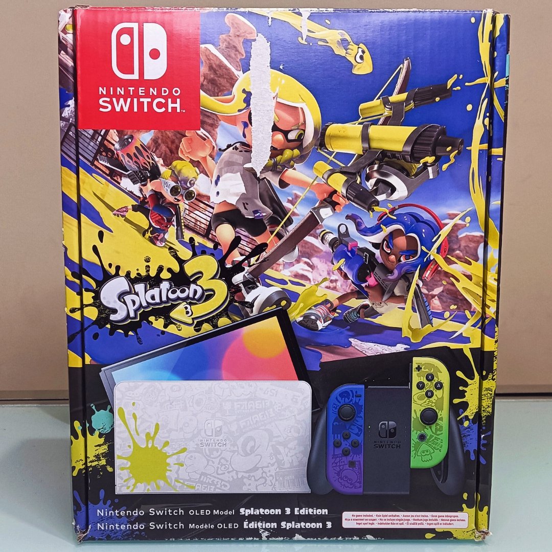 Nintendo Switch OLED Estilo Splatoon3 - Videojuegoos