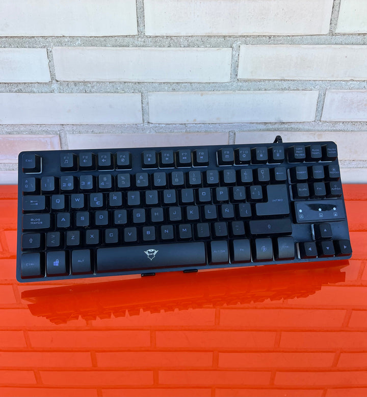 Teclado Mecánico Trust Negro - Videojuegoos